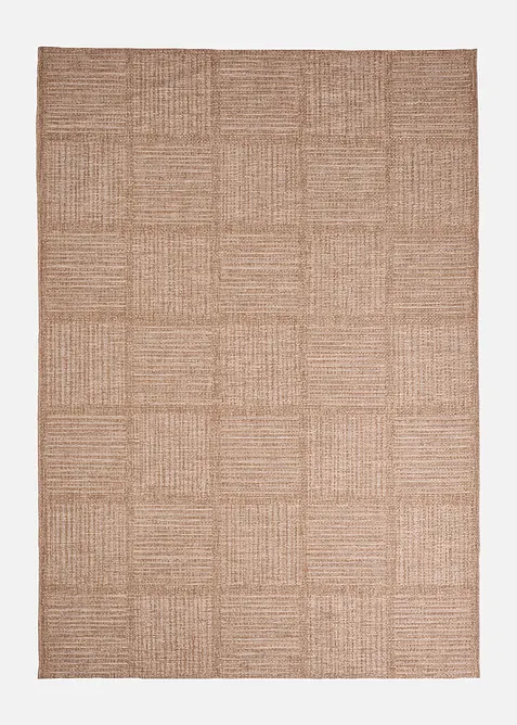 In- und Outdoor Teppich in Naturtönen in beige von vorne - bonprix
