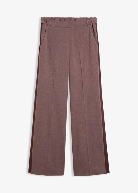 Marlenehose in Wolloptik aus Viskose-Mix in rot von vorne - bonprix