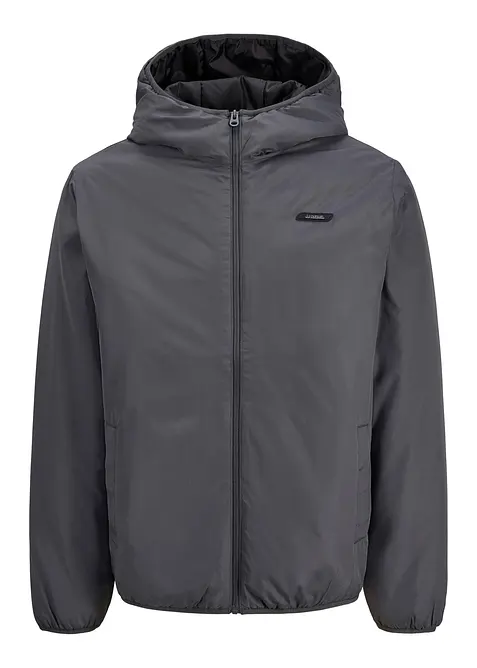 JJ REBEL Winterjacke in schwarz von vorne - JJ REBEL