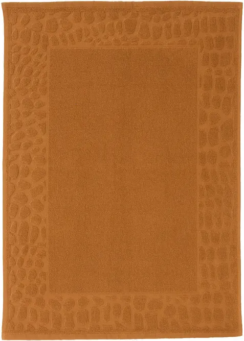 Baumwoll Hotelmatte in braun - bonprix