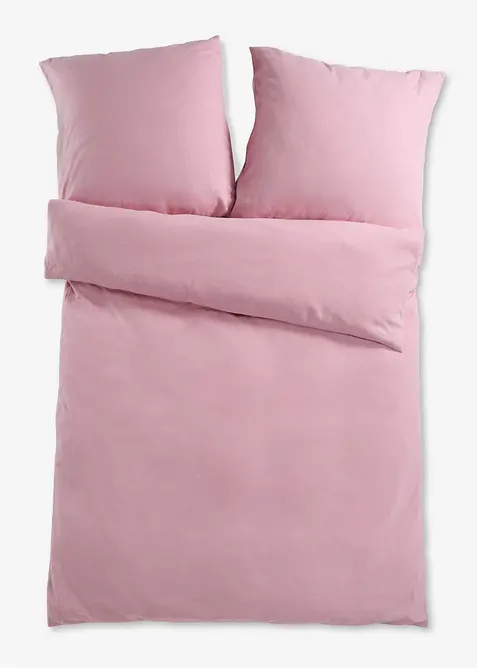 Softflannel-Bettwäsche in rosa von vorne - bonprix