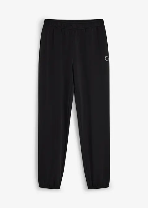 Ultrasofte Sport-Jogginghose mit Modal in schwarz von vorne - bonprix