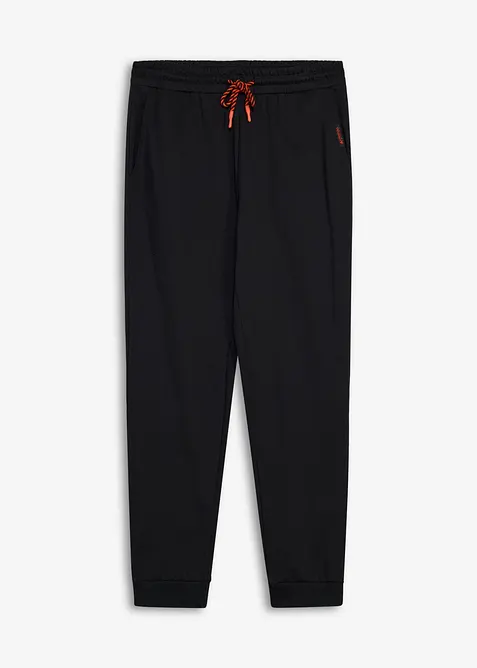 Regular Fit Jogginghose, Straight in schwarz von vorne - bonprix