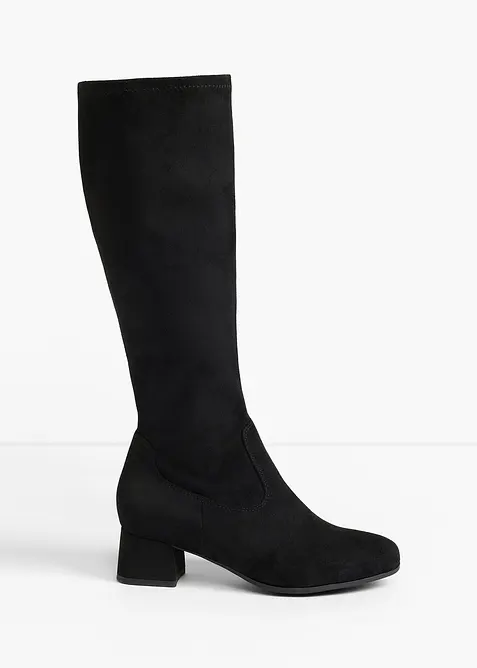 Jana Komfort-Stiefel in bequemer Weite in schwarz - Jana