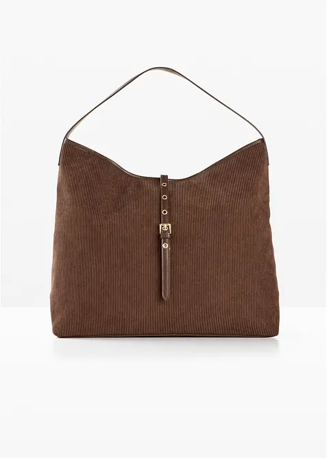 Cord-Shopper in braun von vorne - bonprix