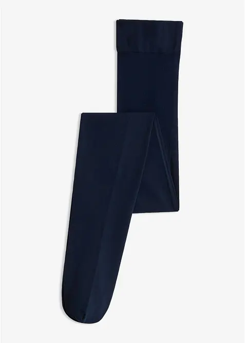 Shape-Strumpfhose 80 DEN in blau von vorne - bonprix
