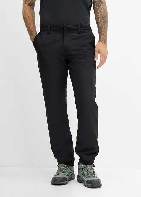 wasserdichte Funktionshose, Regular Fit in schwarz von vorne - bonprix