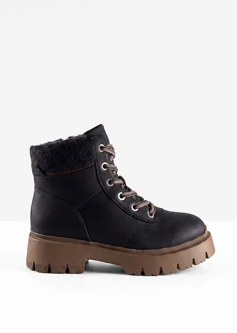 Esprit Schnürboots mit Profilsohle in blau - Esprit