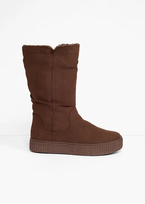 Gefütterte Stiefel in braun - bonprix