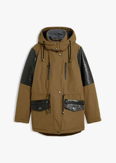 Parka in grün von vorne - bonprix