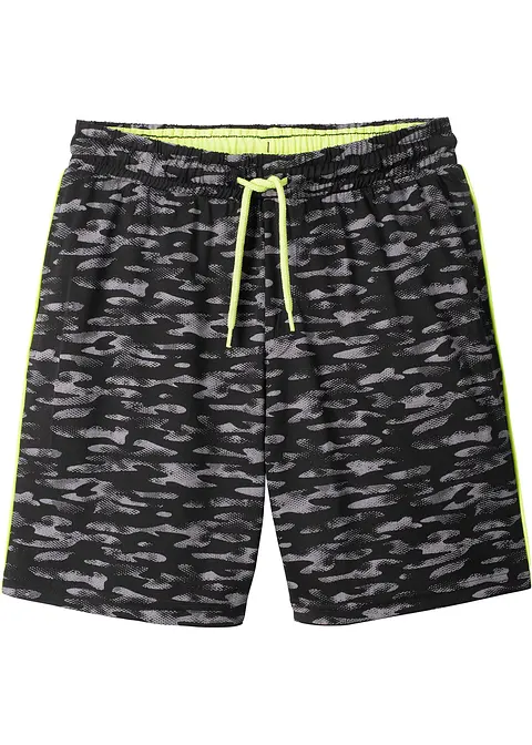 Jungen Sporthose in schwarz von vorne - bpc bonprix collection