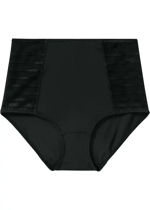 Shape Slip mit mittlerer Formkraft in schwarz von vorne - bonprix