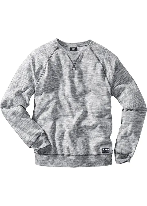 Sweatshirt in grau von vorne - bpc bonprix collection