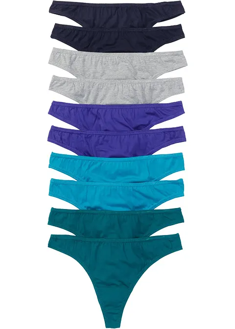 String (10er Pack) in petrol von vorne - bonprix