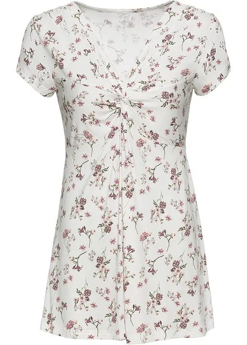 Shirt in weiß von vorne - bonprix