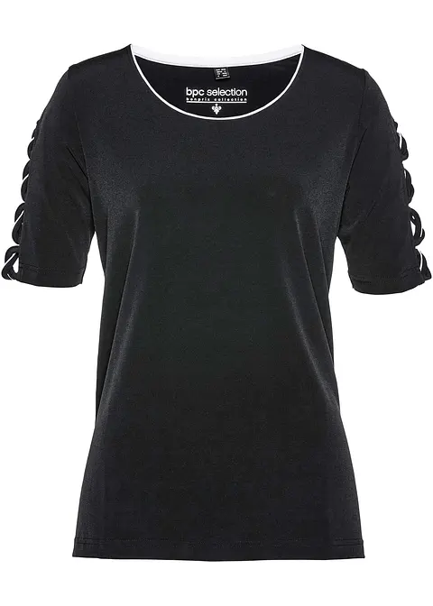 Shirt in schwarz von vorne - bonprix
