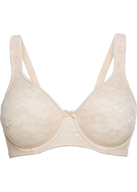 Minimizer BH mit Bügel in beige von vorne - bonprix