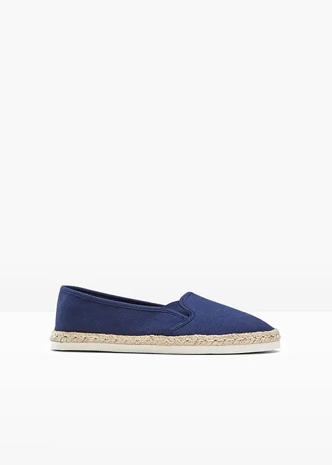 Espadrille in blau - bonprix