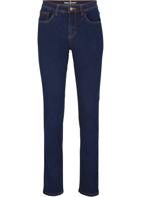 Thermojeans, Thermolite, Slim in blau von vorne - bonprix