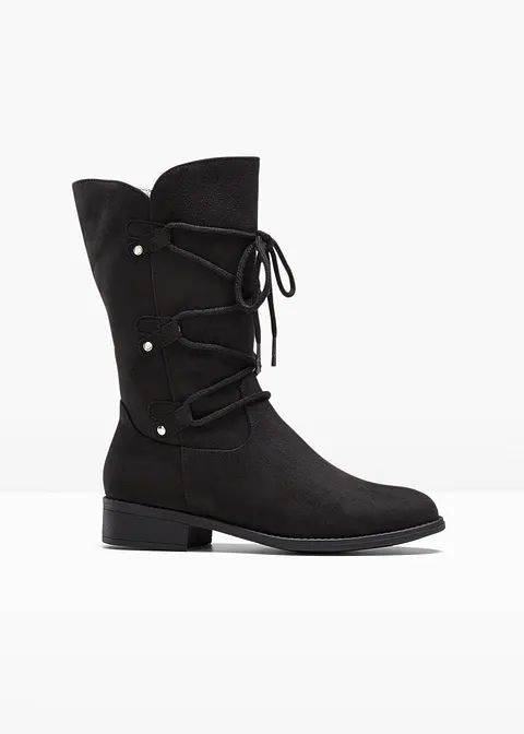 Stiefel in schwarz von vorne - bonprix