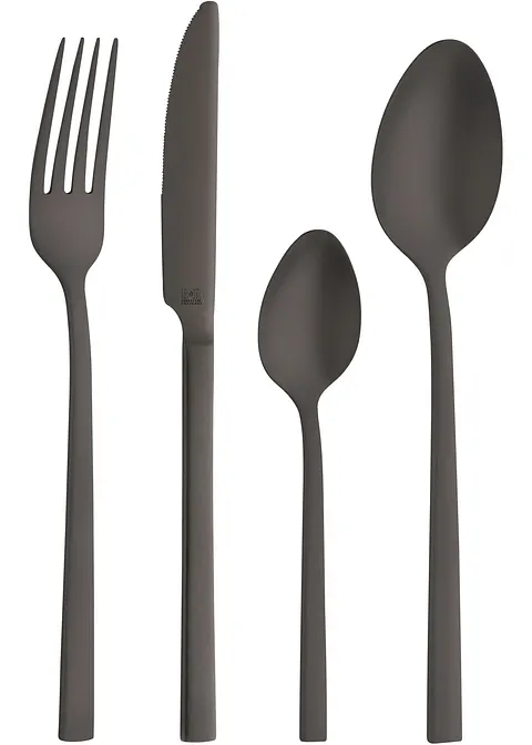 Besteckset (16-tlg-Set) in schwarz - bpc living bonprix collection