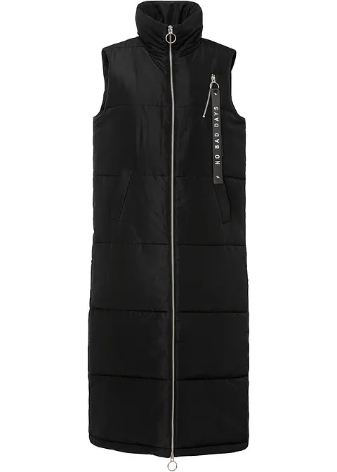 Outdoor-Weste mit Bionic-Finish in schwarz von vorne - bonprix