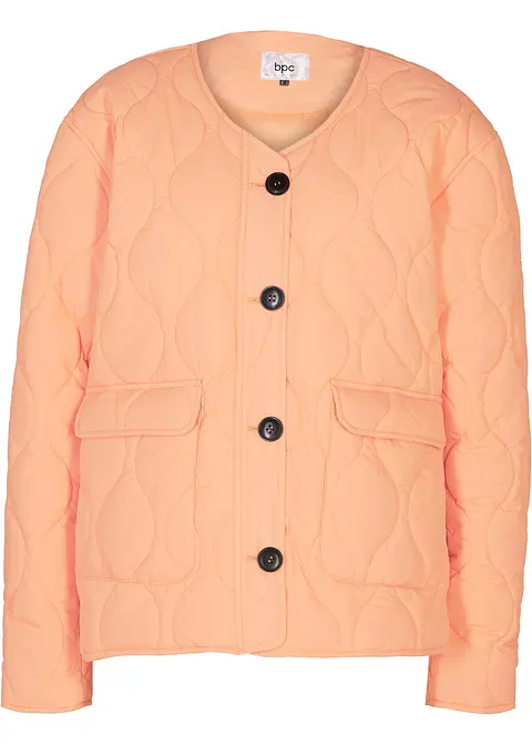 Oversize Steppjacke mit recyceltem Polyester in orange von vorne - bpc bonprix collection