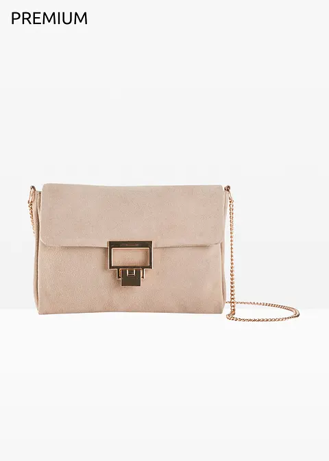 Lederclutch in beige - bpc selection