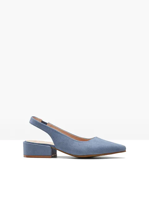 Sling Pumps in blau - bonprix