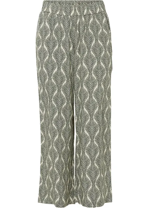 Schlupfhose in grün von vorne - bonprix