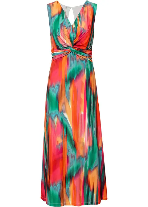 Maxikleid in grün von vorne - bonprix