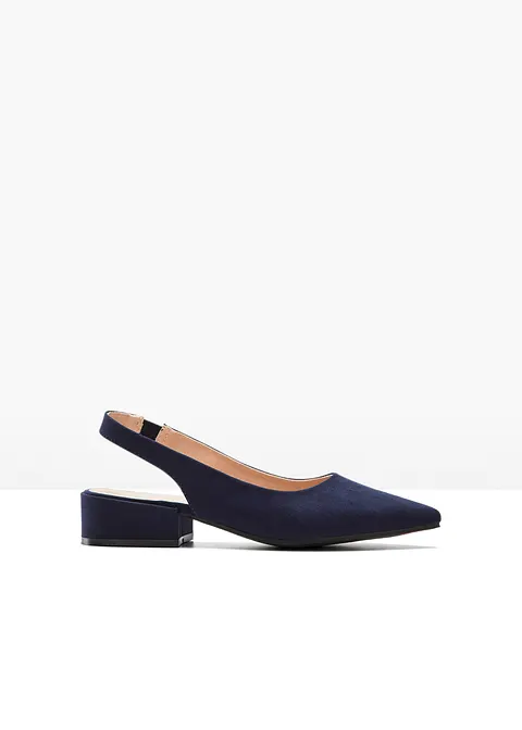 Sling Pumps in blau - bonprix