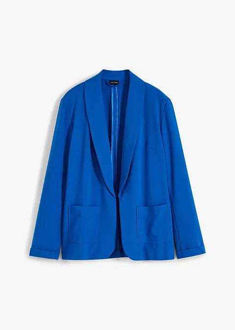 Blazer in blau von vorne - BODYFLIRT