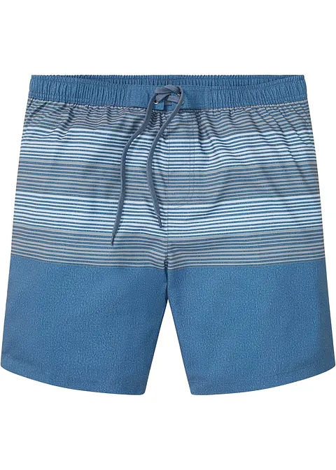 Badeshorts Herren aus recyceltem Polyester in blau von vorne - bpc bonprix collection