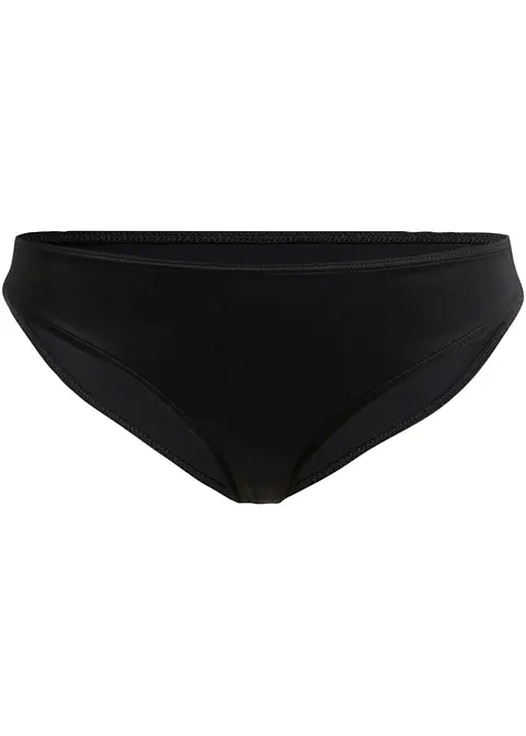 Bikinihose in schwarz von vorne - bonprix