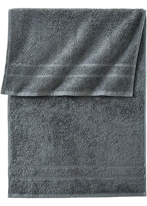 Handtuch in weicher Qualität in grau - bonprix