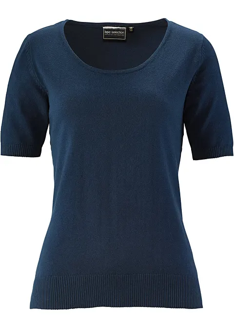 Pullover in blau - bonprix