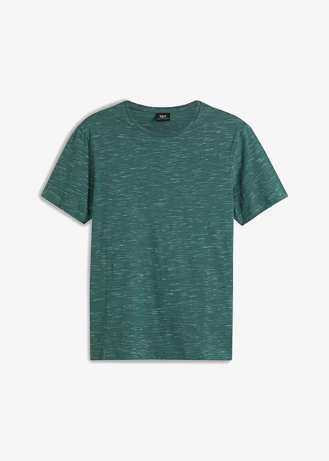 T-Shirt in grün von vorne - bonprix