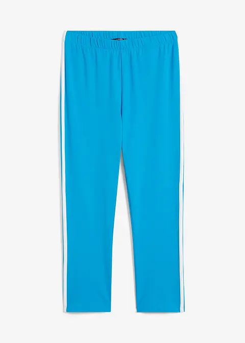 Sport-Leggings in ¾-Länge in blau von vorne - bonprix