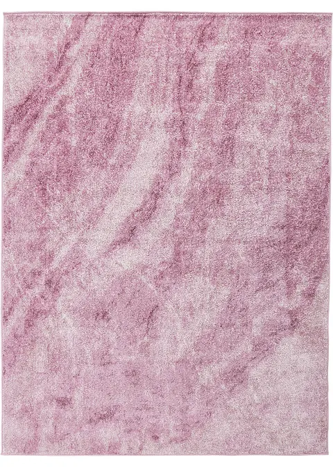 Teppich mit Marmoroptik in rosa - bonprix