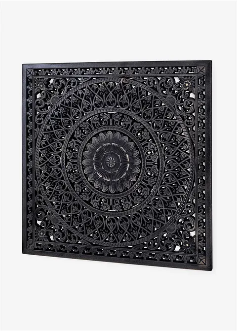 Wanddeko mit Ornament in schwarz - bpc living bonprix collection