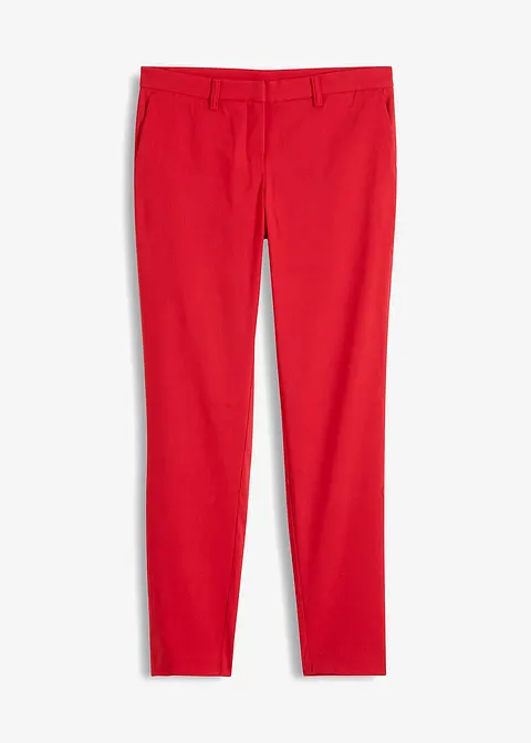 Stretch-Hose in rot von vorne - bonprix