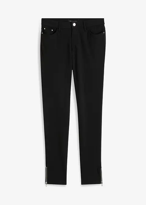 Jersey-Hose in schwarz von vorne - bonprix