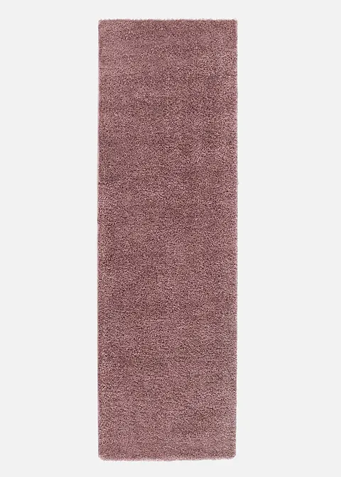 Hochflor Teppich in lila - bonprix
