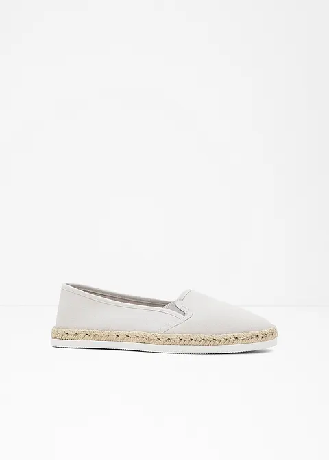 Espadrille in grau - bonprix