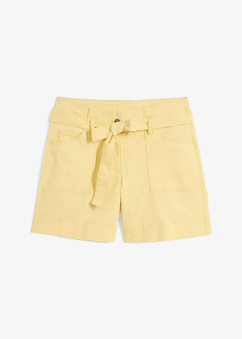 bpc bonprix collection Twill-Shorts mit Bindegürtel