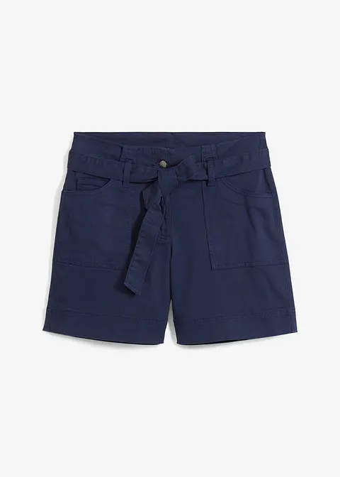 bpc bonprix collection Twill-Shorts mit Bindegürtel