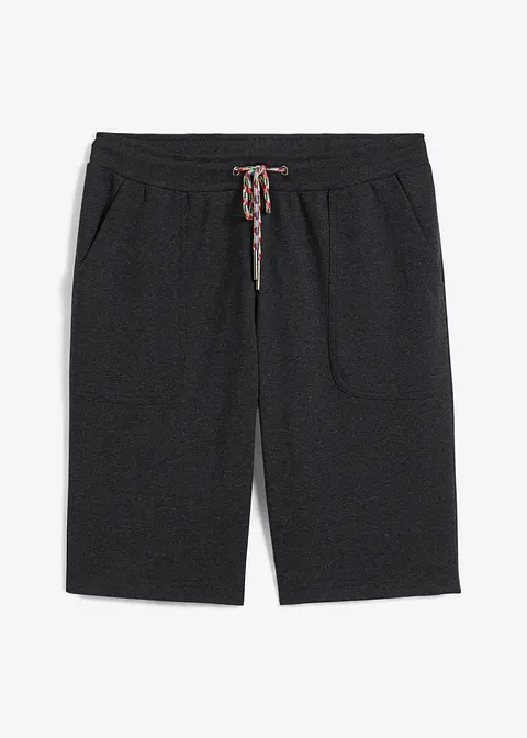 Pride Bermuda Sweatshorts in schwarz von vorne - bonprix