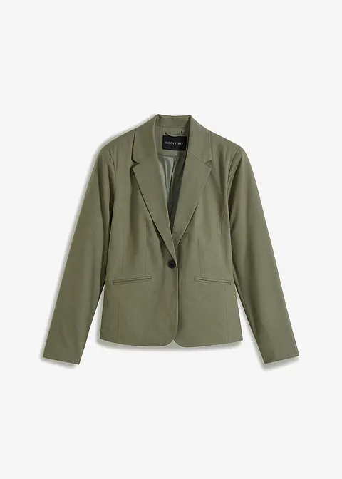 Blazer in grün von vorne - bonprix