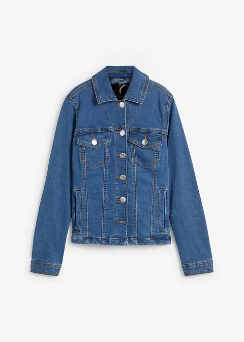 Jeansjacke in blau von vorne - bpc selection